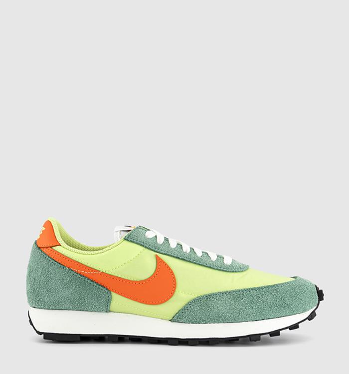 Nike Daybreak Trainers Limelight Electro Orange Healing Jade Pale Ivory B