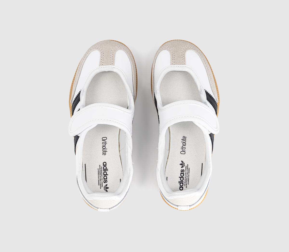 adidasSamba Jane Youth TrainersWhite Black