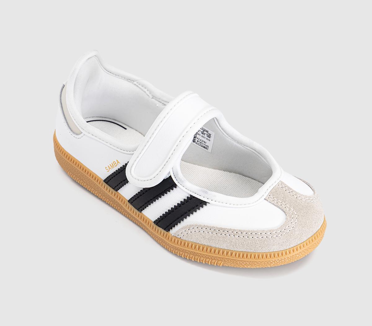 adidasSamba Jane Youth TrainersWhite Black