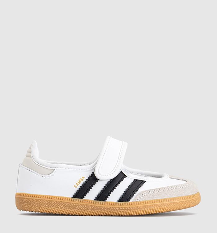adidas Samba Jane Youth Trainers White Black