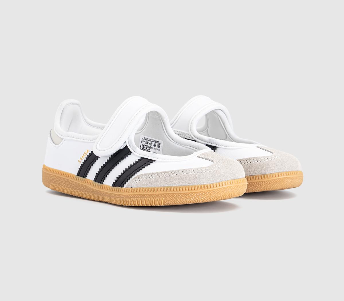 adidasSamba Jane Youth TrainersWhite Black