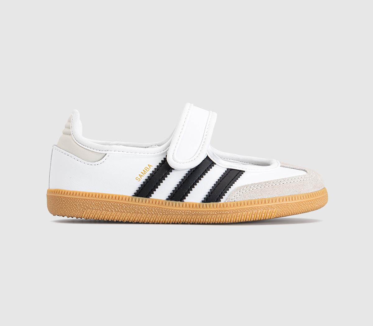 adidasSamba Jane Youth TrainersWhite Black
