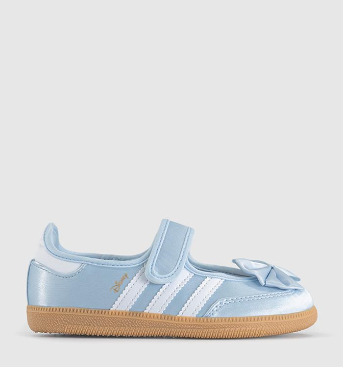 adidas Samba Jane Youth Disney Trainers Crystal Sky White Gum