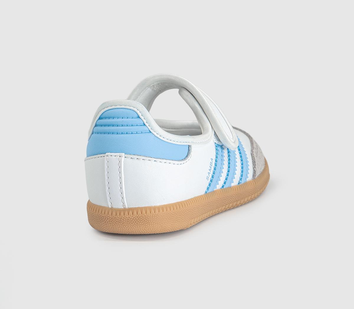 adidasSamba Jane Infant TrainersWhite Clear Sky Gum