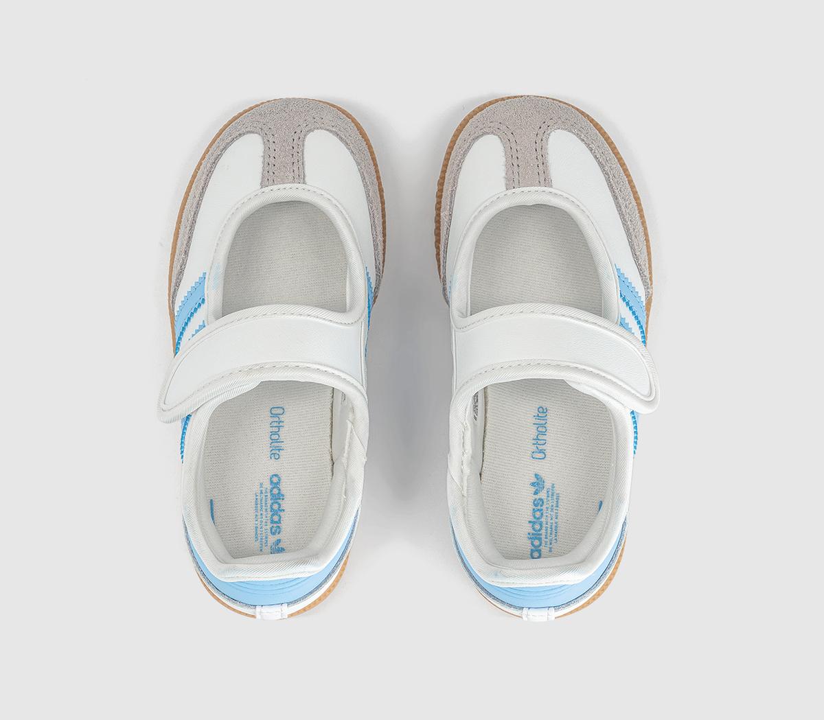 adidasSamba Jane Infant TrainersWhite Clear Sky Gum