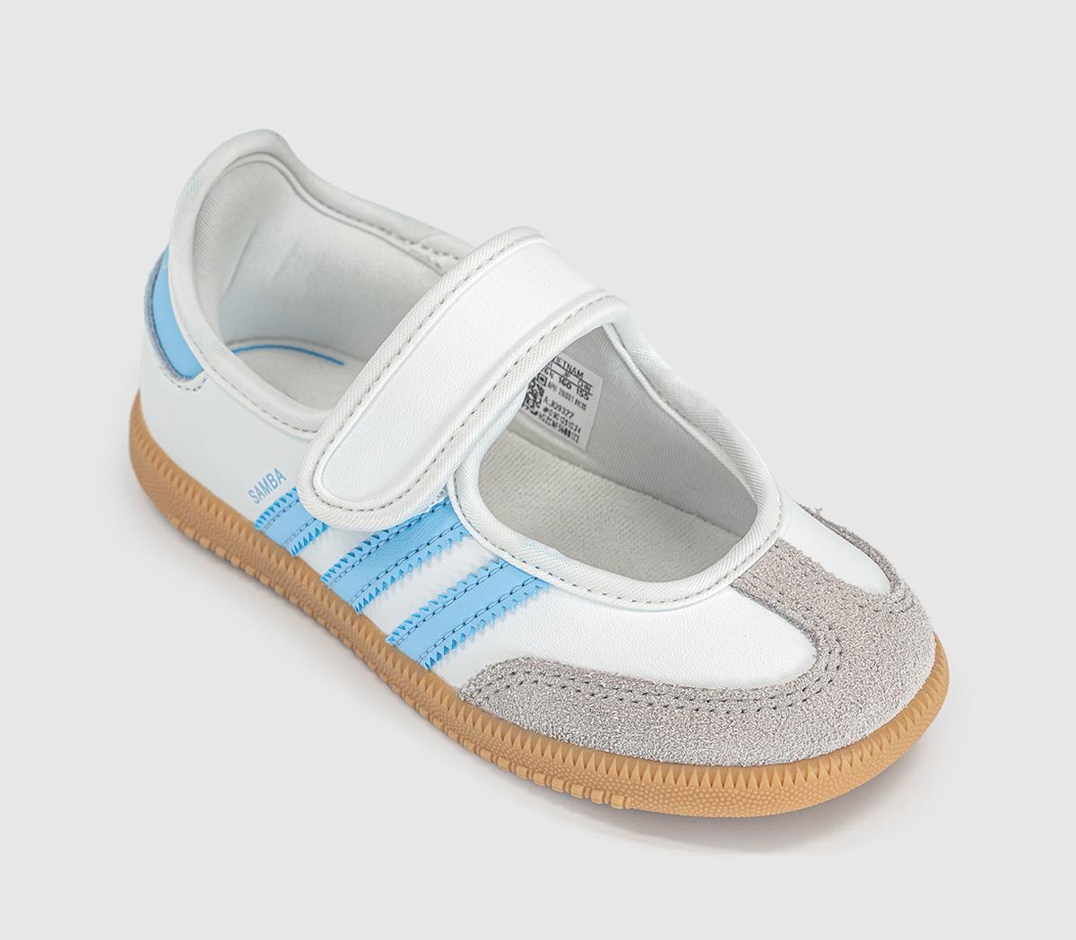 adidasSamba Jane Infant TrainersWhite Clear Sky Gum