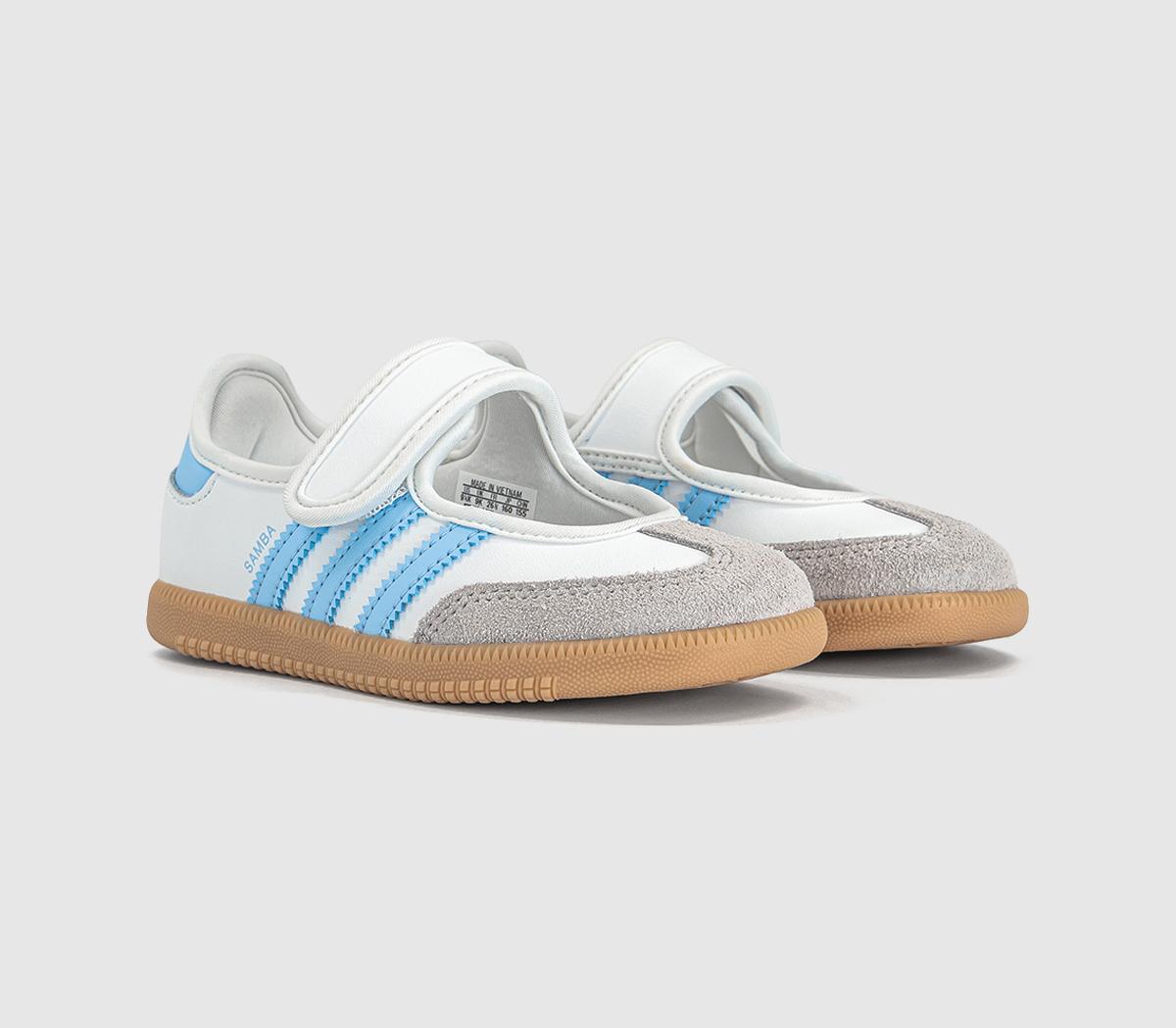 adidasSamba Jane Infant TrainersWhite Clear Sky Gum