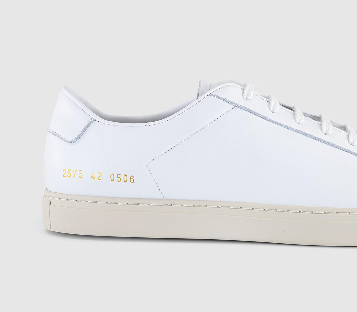 Common ProjectsAchilles Slim Premium TrainersWhite Leather