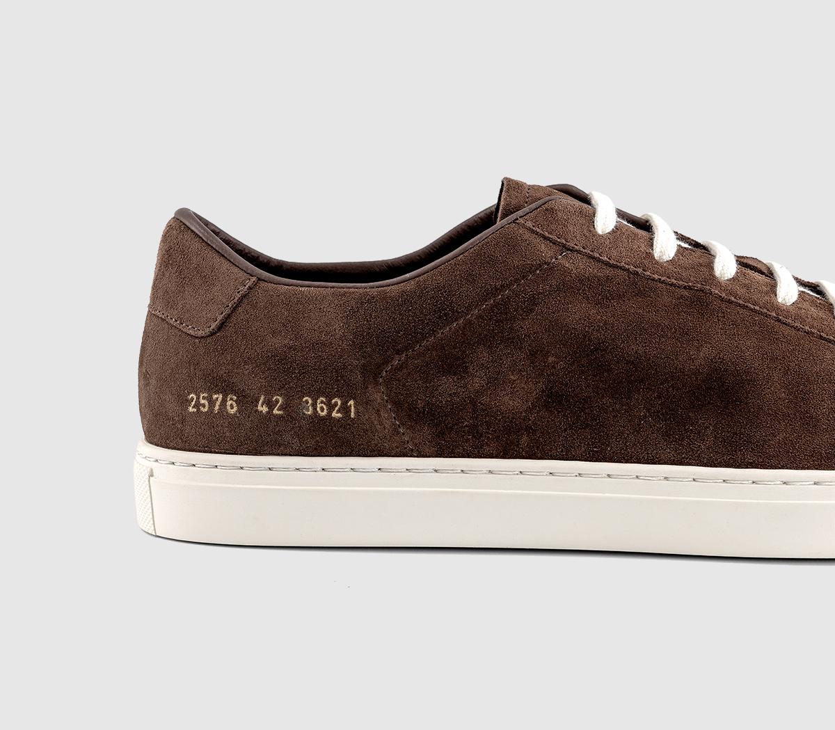 Common ProjectsAchilles Slim Premium TrainersBrown Suede