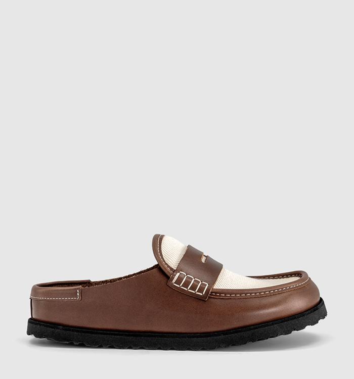 1774 BIRKENSTOCK Naples Wrapped Loafer Clogs Cinnamon