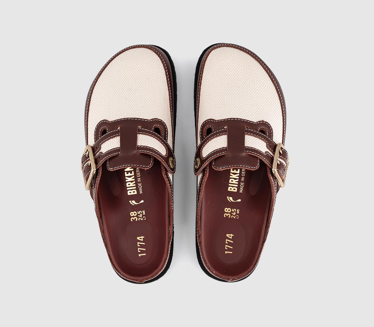 1774 BIRKENSTOCKBoston Bold Canvas ClogsCinnamon