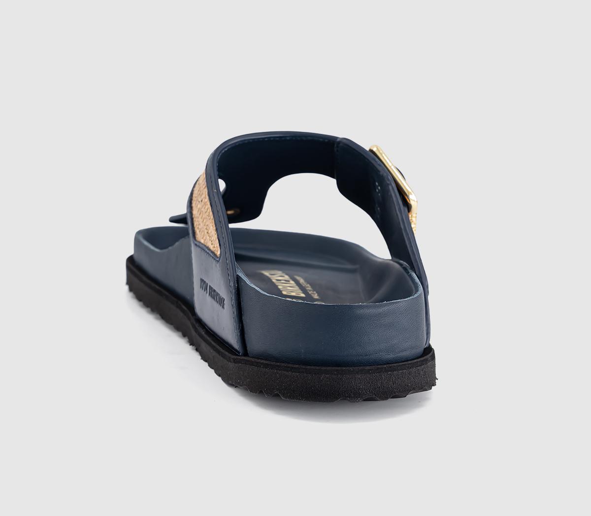 1774 BIRKENSTOCKGizeh Framed Raffia SandalsRaffia Navy