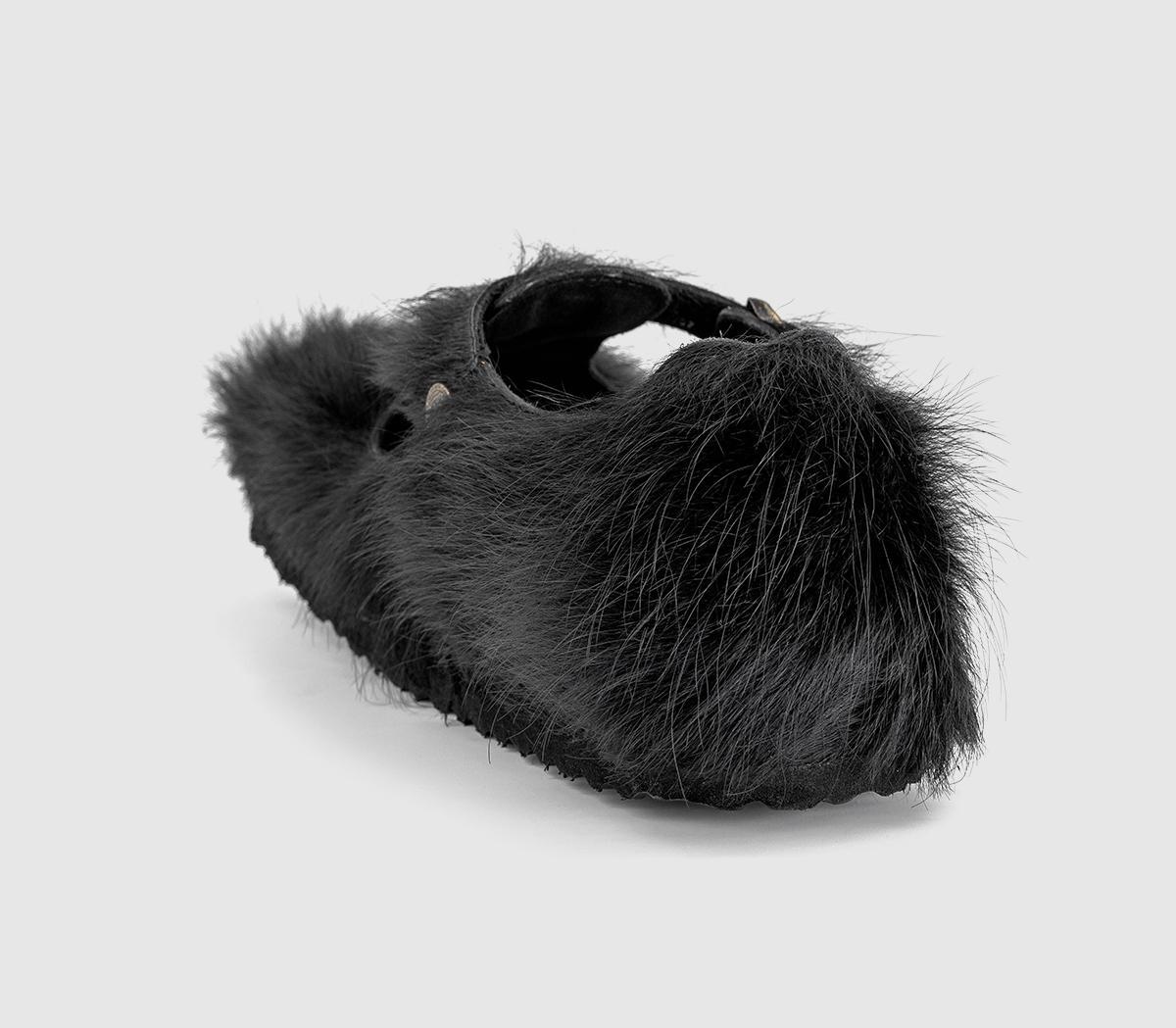 BIRKENSTOCKParis The Rebel ClogsSftm Fur Black