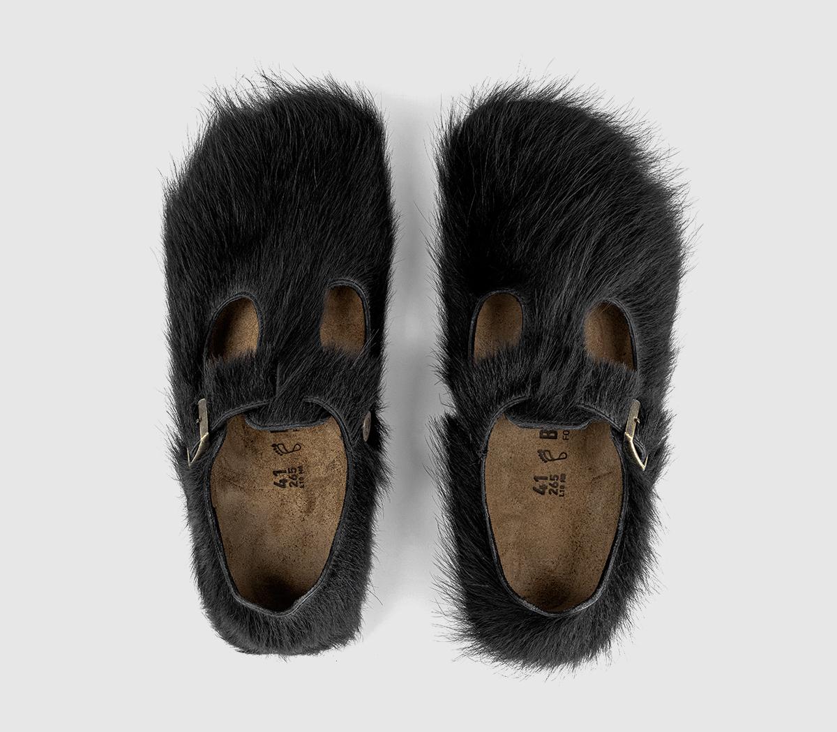 BIRKENSTOCKParis The Rebel ClogsSftm Fur Black