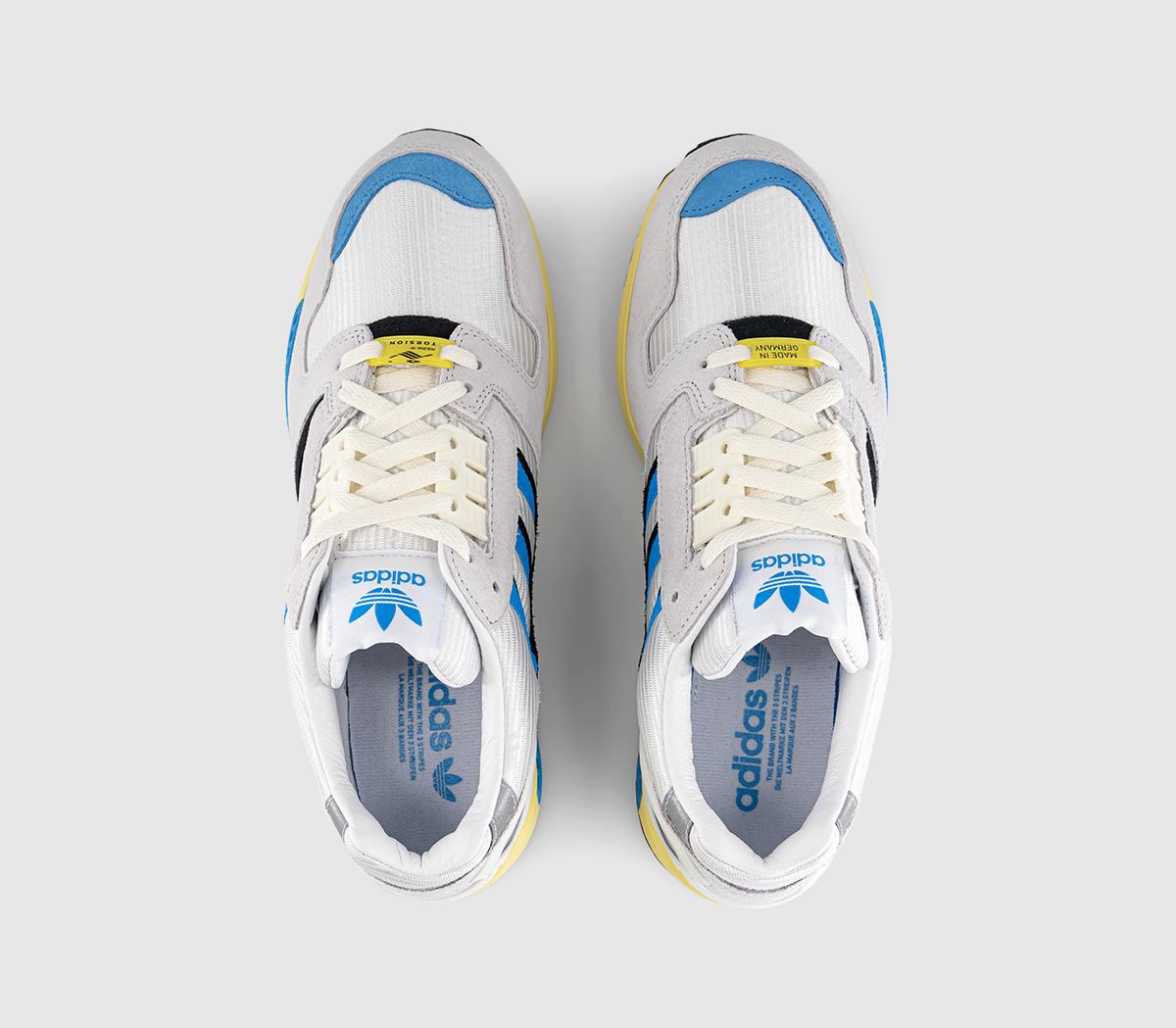 adidasZX8000 Made In GermanyWhite Lucid Aquamarine Powder Yellow