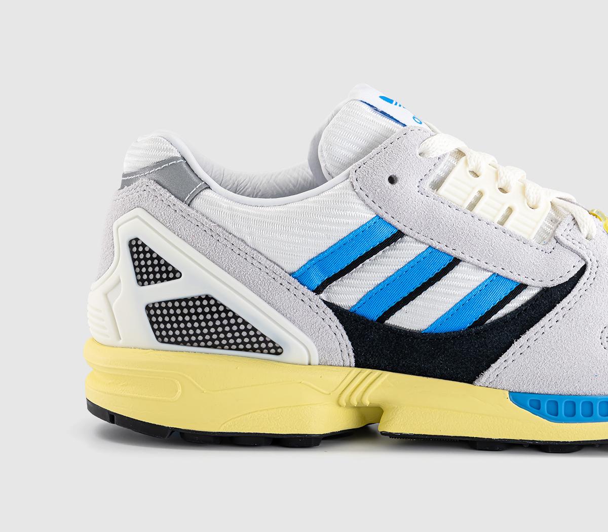 adidas ZX8000 Made In Germany White Lucid Aquamarine Powder Yellow
