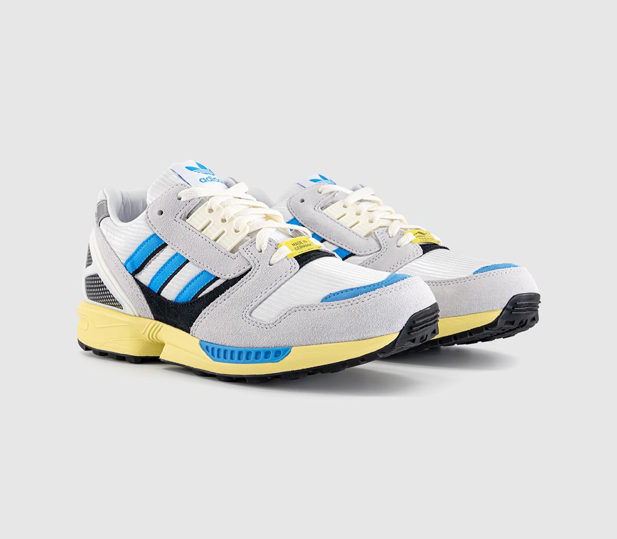adidas ZX8000 Made In Germany White Lucid Aquamarine Powder Yellow