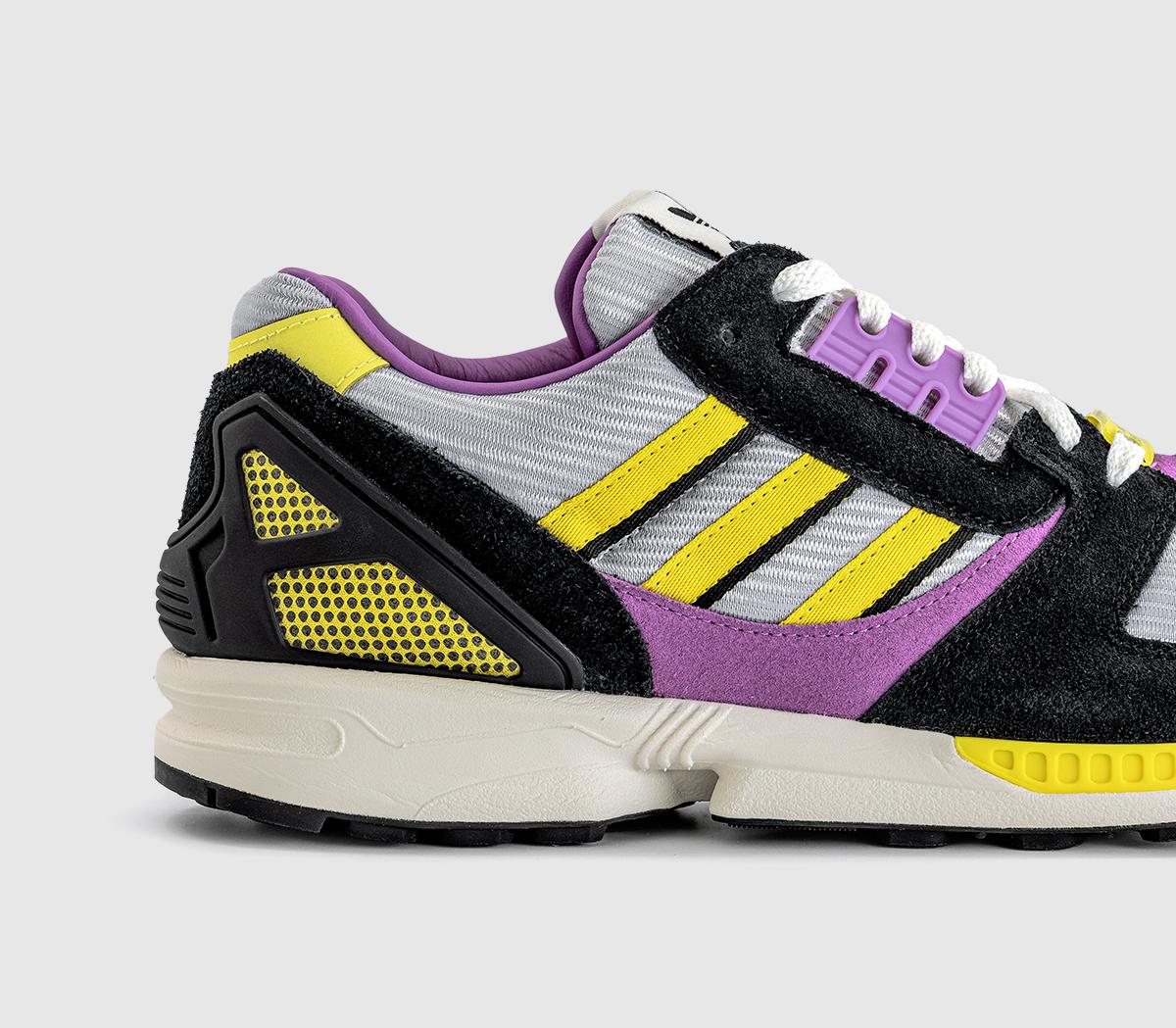 adidasZX 8000 Made In GermanyCore Black Semi Pulse Lilac Light Yellow