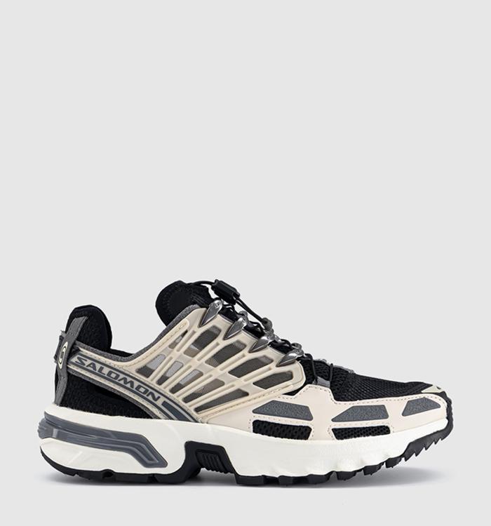 Salomon Acs Pro Shell Trainers Vanilla Ice Black Castlerock