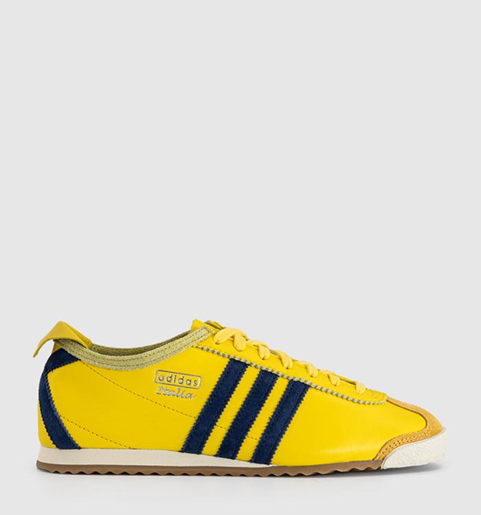 adidas Italia 60s Trainers Yellow Night Indigo Cream White