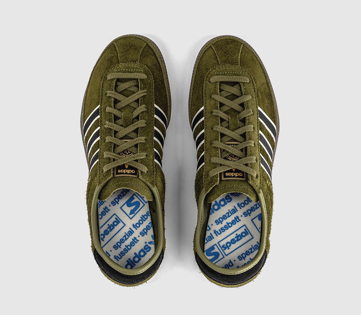 adidasGralfy SPZL TrainersChalk White Gum Aurora Ivy