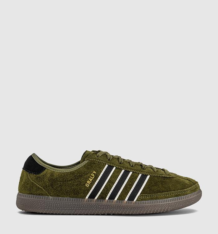 adidas Gralfy SPZL Trainers Chalk White Gum Aurora Ivy