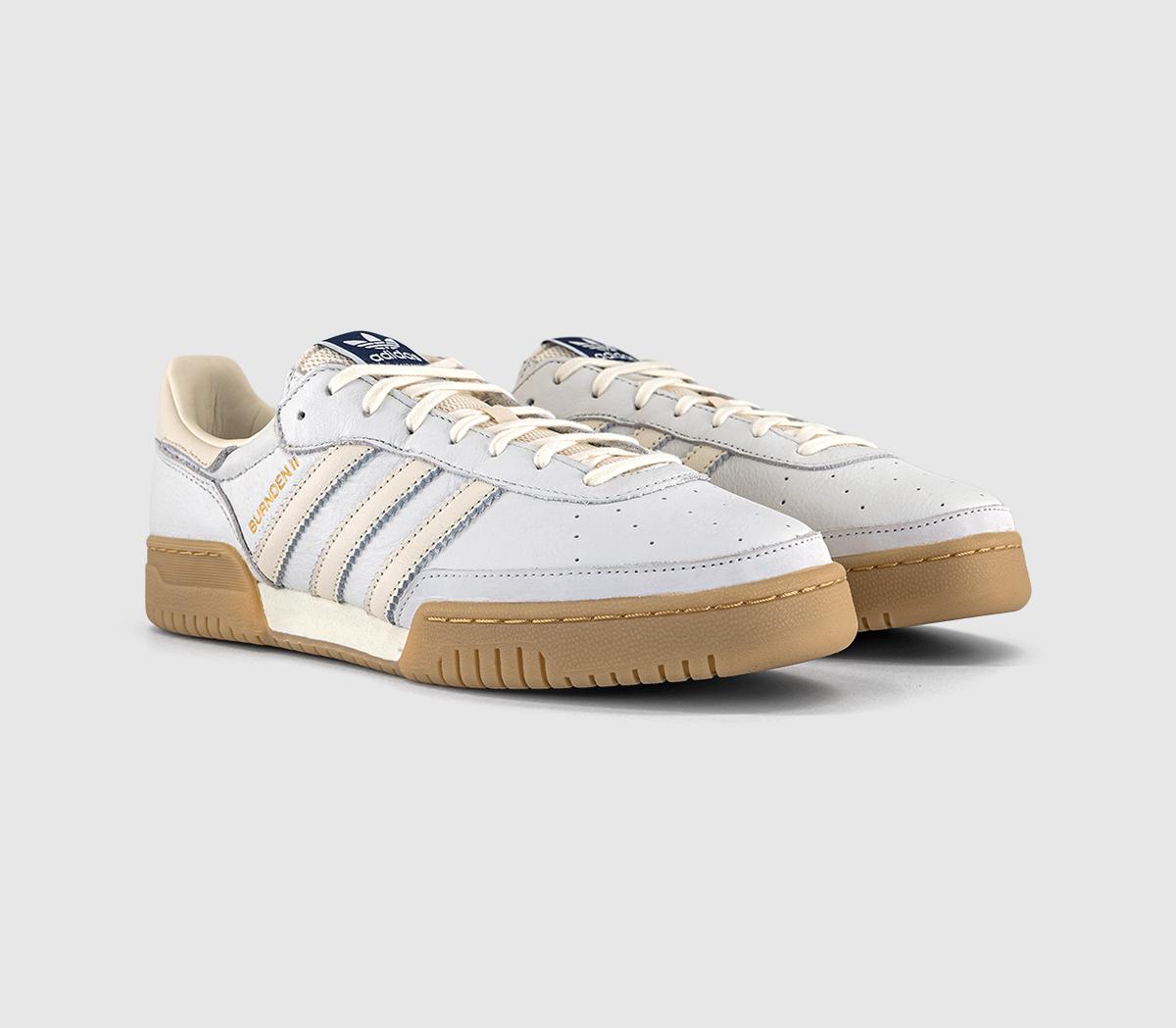 adidasBurnden II SPZL TrainersWhite Cream White Off White
