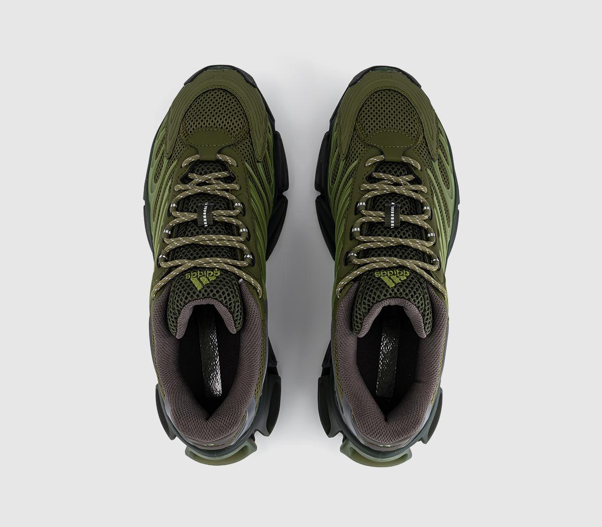 adidasMegaride Ag TrainersDust Green Shadow Olive Core Black