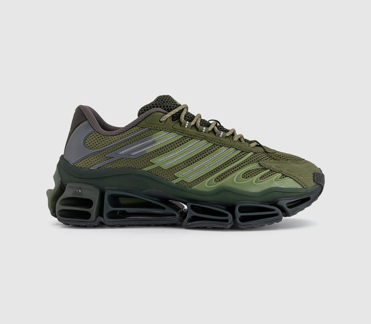 Adidas Megaride Ag Trainers Dust Green Shadow Olive Core Black, 8.5