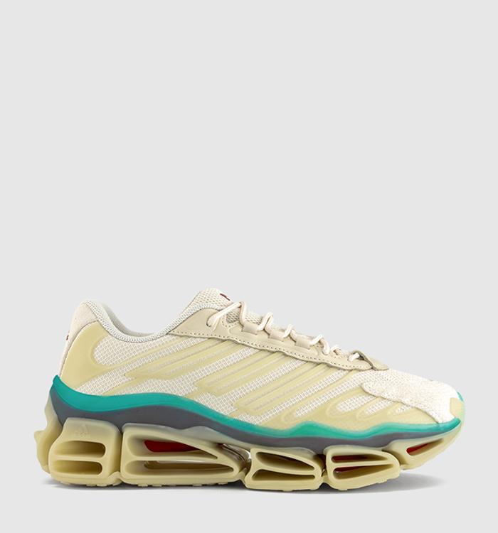 adidas Megaride AG Trainers Chavarria Cream White Bright Yellow Blue
