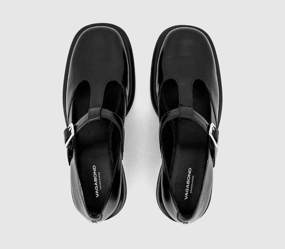 Vagabond ShoemakersEllis T-bar Mary JanesBlack Polished