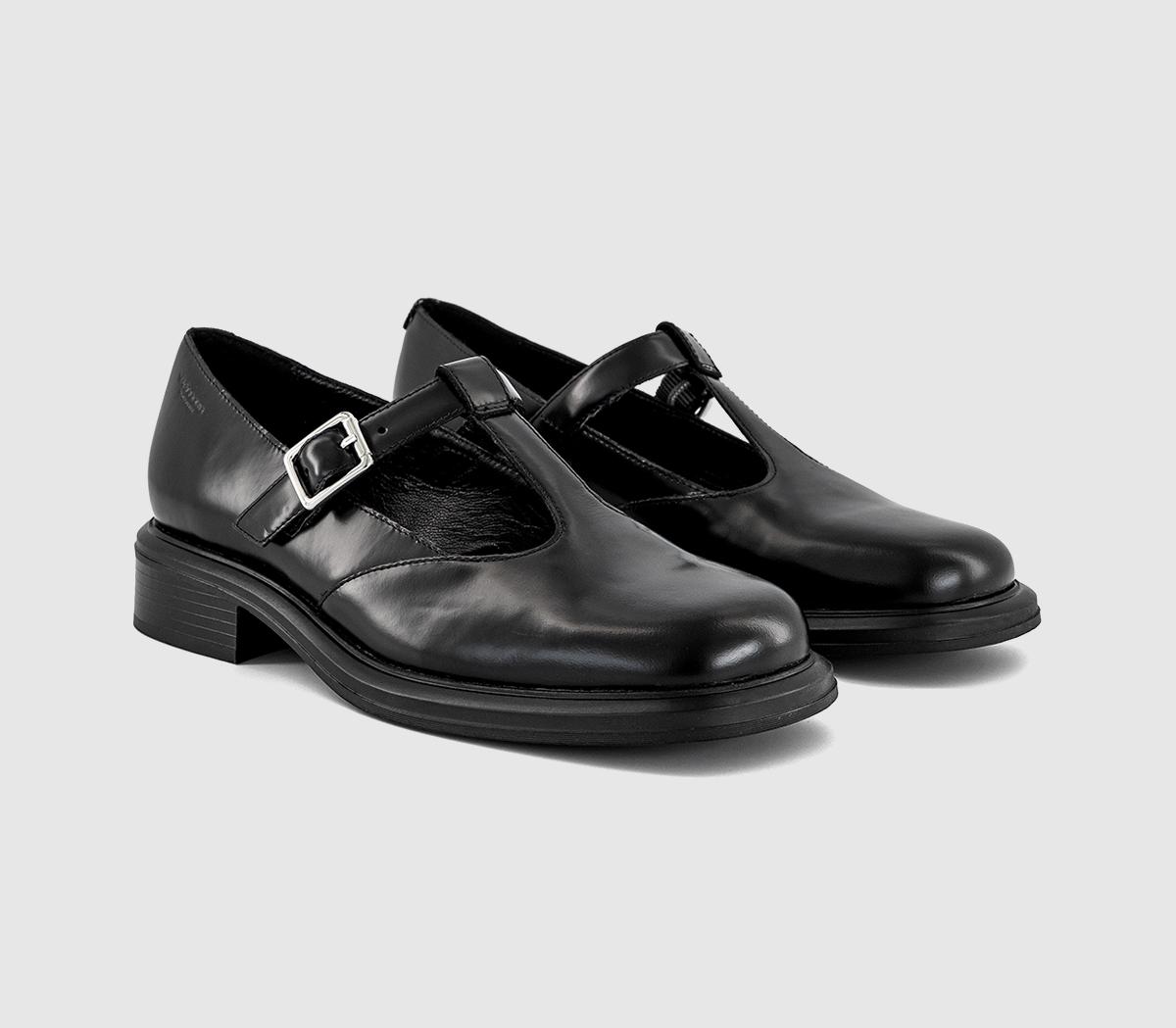 Vagabond ShoemakersEllis T-bar Mary JanesBlack Polished