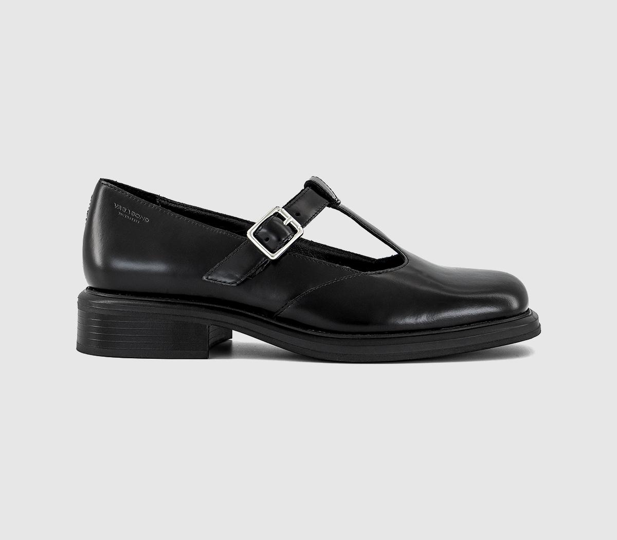 Vagabond ShoemakersEllis T-bar Mary JanesBlack Polished