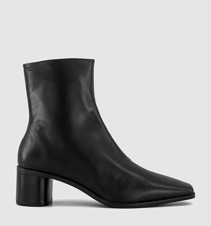 Vagabond Shoemakers Fay Ankle Boots Black Leather