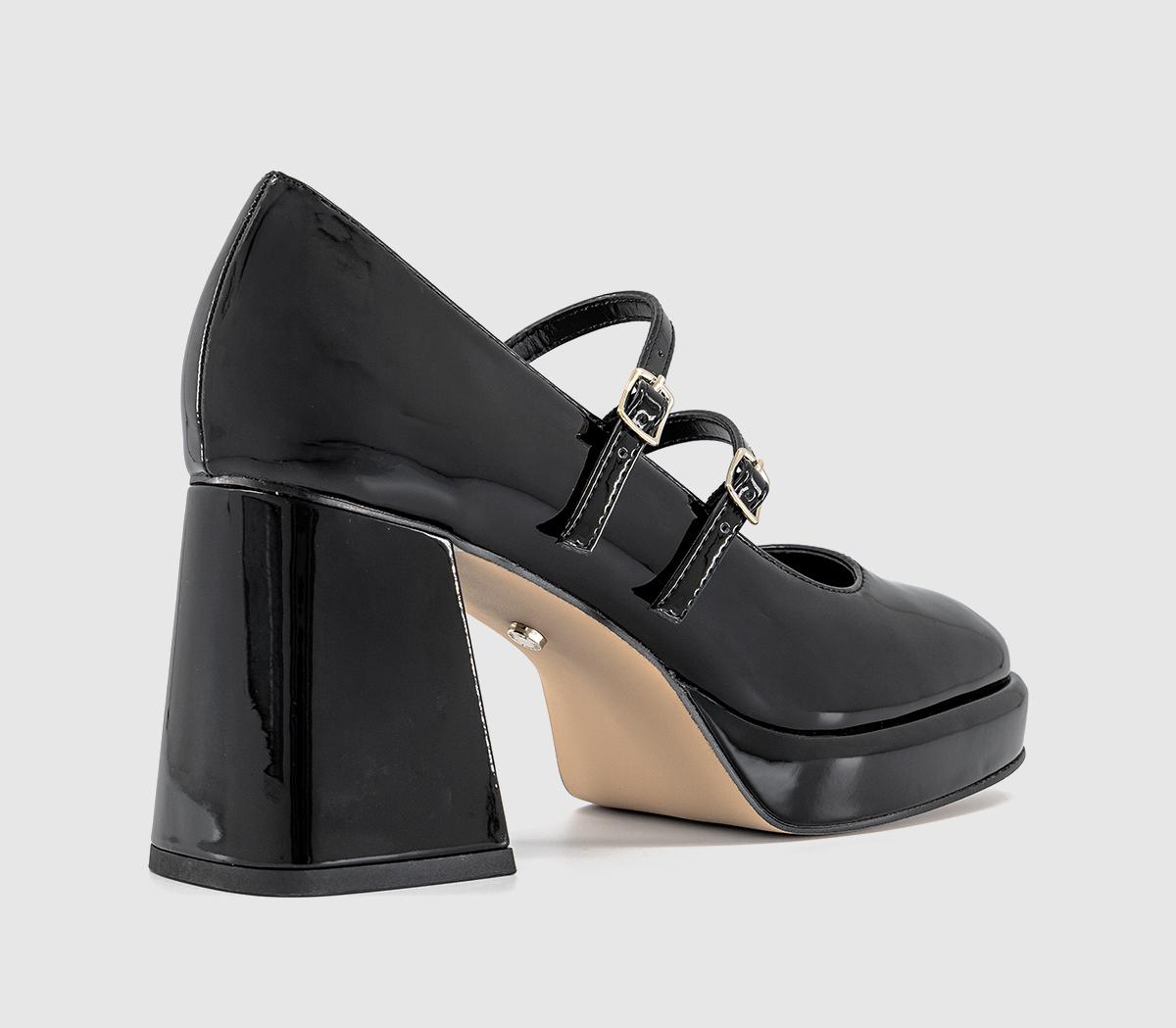 OFFICEHaisley Platform Mary Jane HeelsBlack Patent