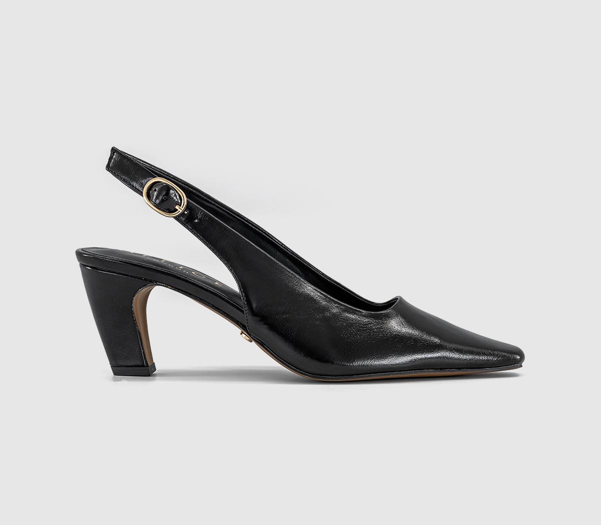 OFFICEMonaco Chisel Toe Slingback Court HeelsBlack