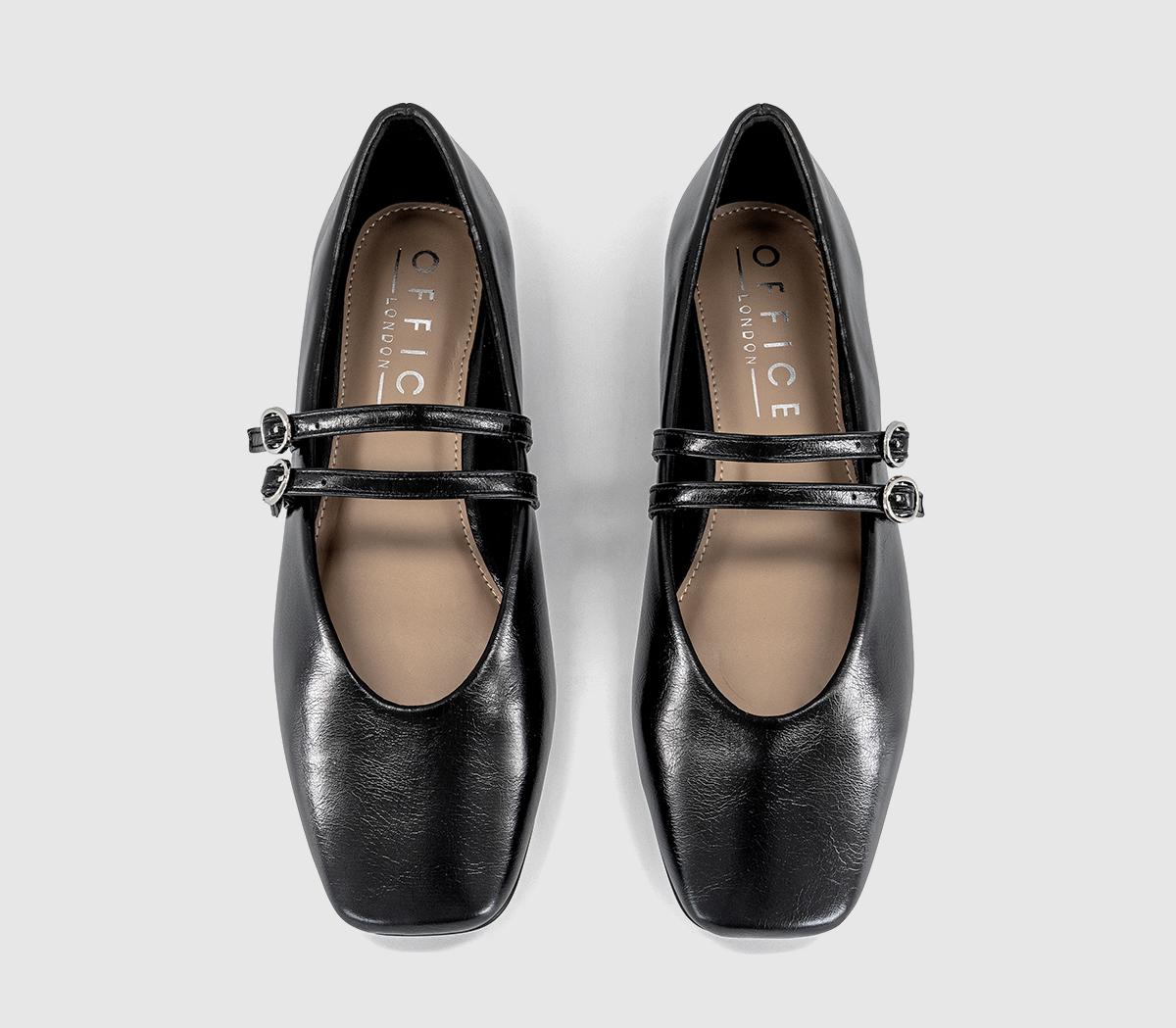 OFFICEFrancisco Double Strap Mary JanesBlack