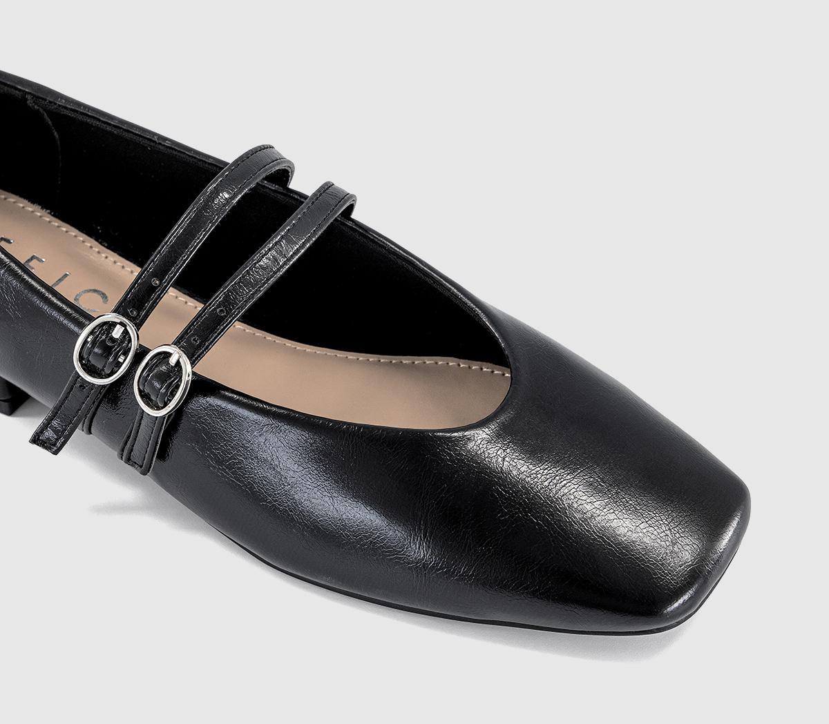 OFFICEFrancisco Double Strap Mary JanesBlack