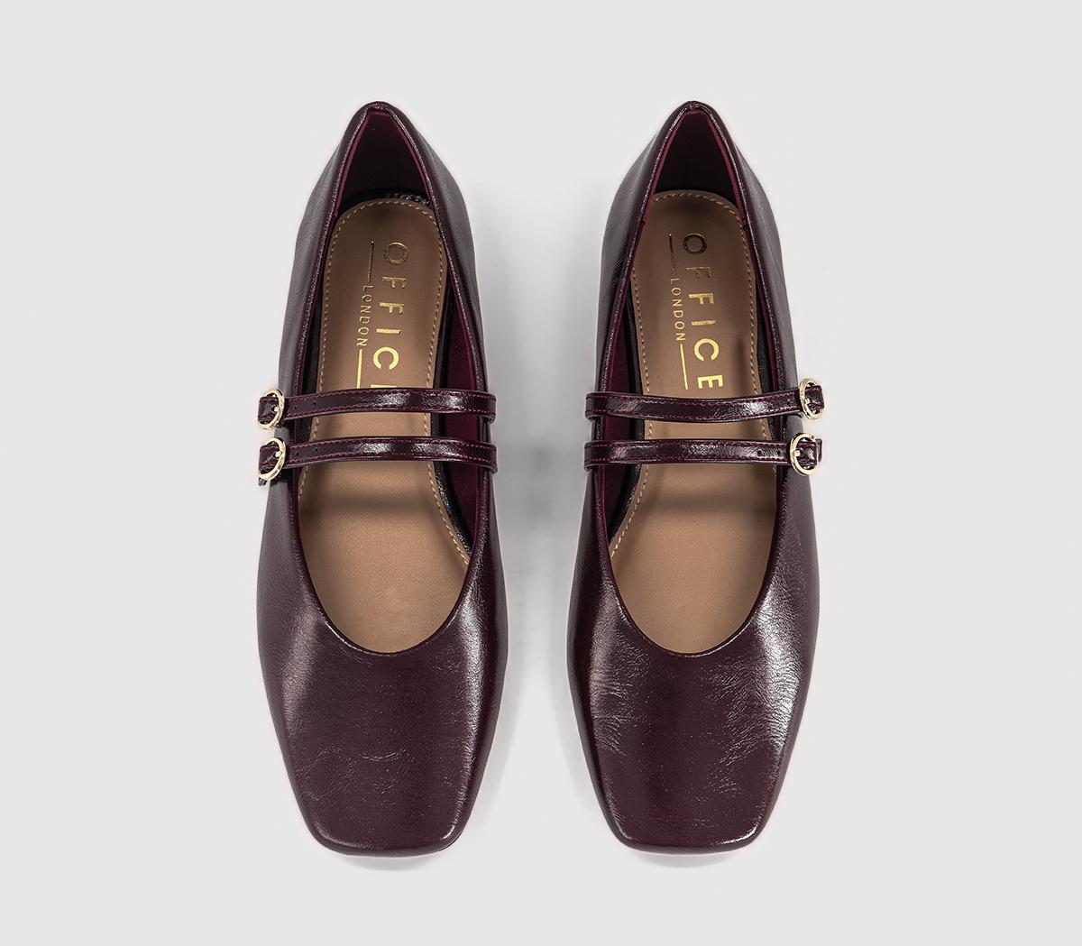 OFFICEFrancisco Double Strap Mary JanesBerry