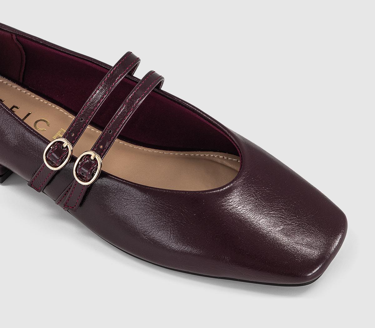 OFFICEFrancisco Double Strap Mary JanesBerry
