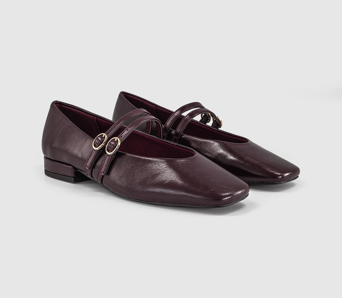 OFFICEFrancisco Double Strap Mary JanesBerry