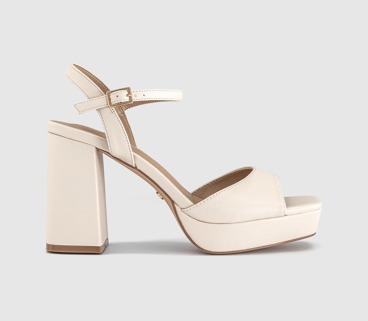 OFFICEHelix Two Part Platform Heeled SandalsOff White