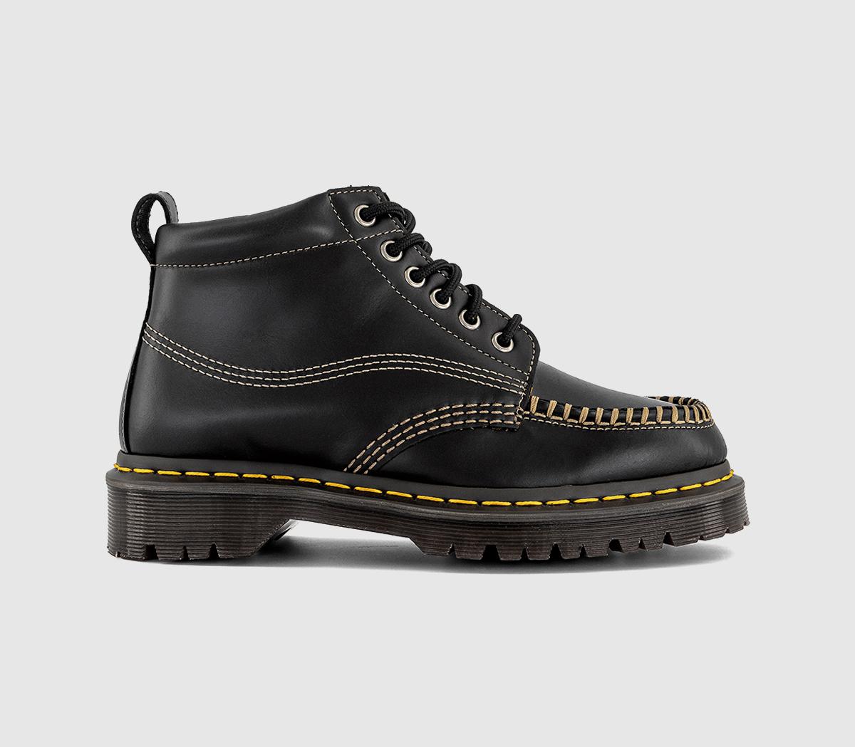 Dr. Martens Womens Lowell Chukka Boots Black Orleans, 3