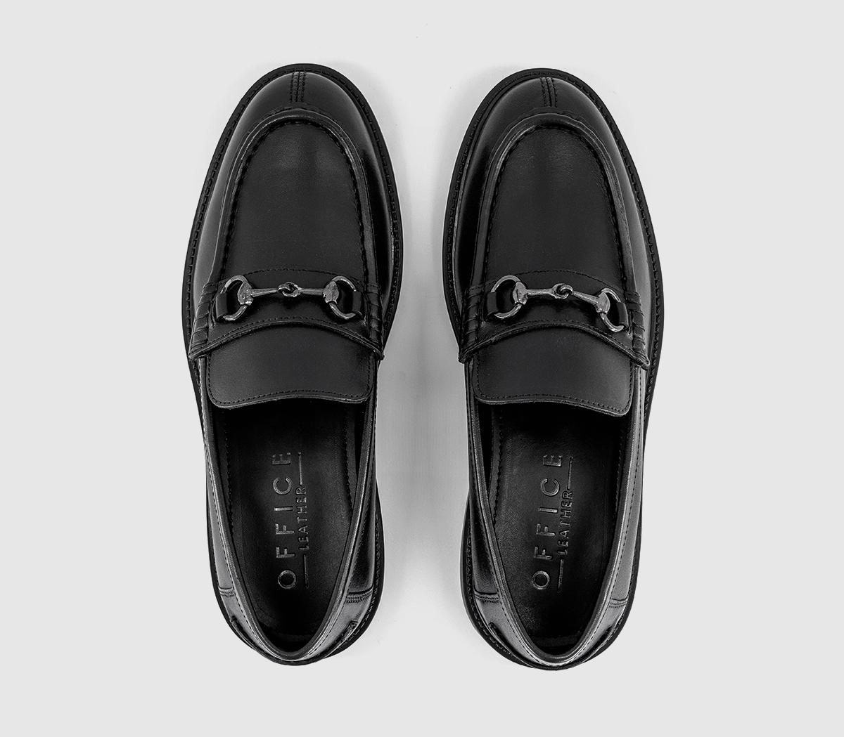 OFFICEMayfield Chunky Snaffle LoaferesBlack Leather
