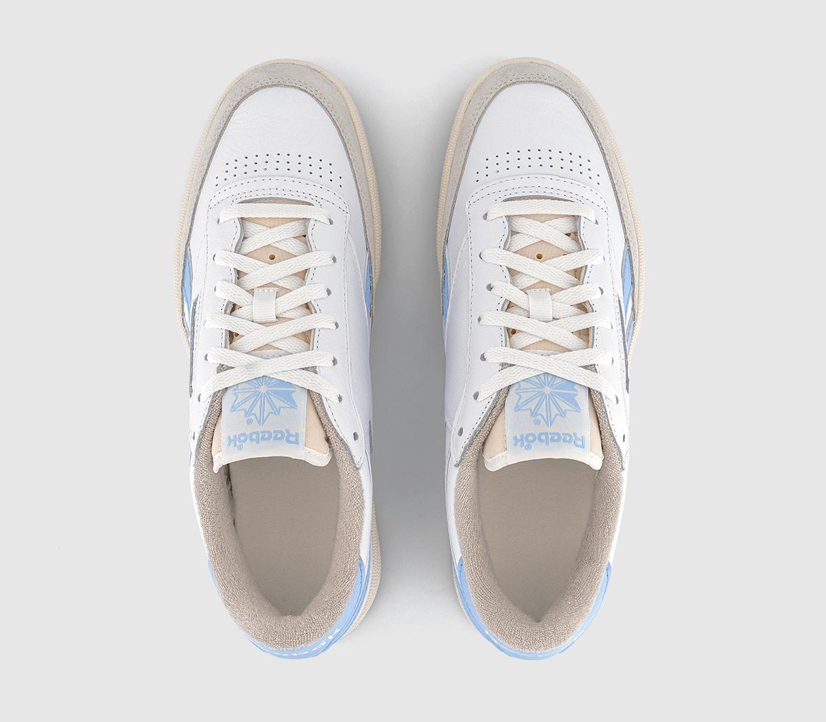 HOT Athletic Shoe Reebok Club C Revenge Beige Blue Reebok