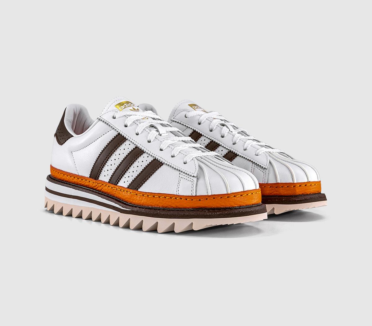 adidasClot Superstar By Edison ChenFtwr White Coffee Unity Orange