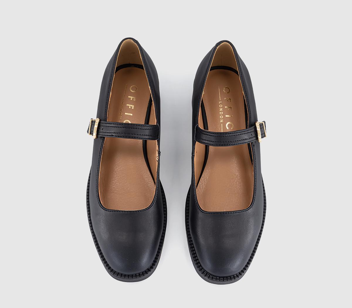 OFFICEMilo Low Block Heel Mary JanesBlack