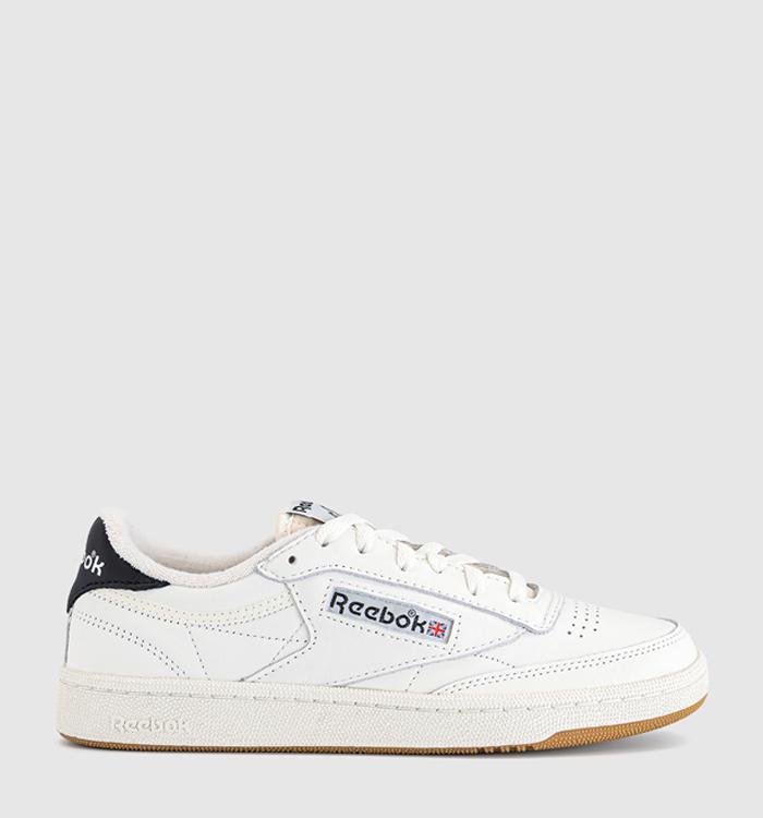 Reebok Club C 85 Vintage Trainers Chalk Black Gum