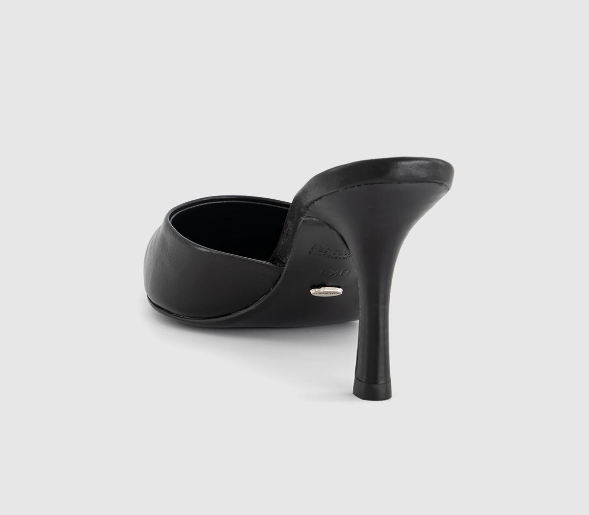 Tony BiancoSicily Heeled MulesBlack Leather