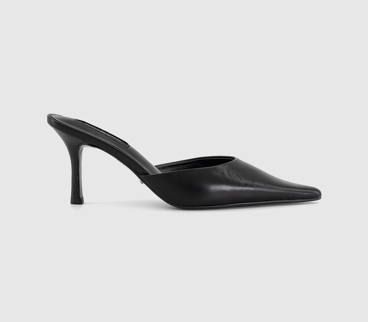 Tony BiancoSicily Heeled MulesBlack Leather
